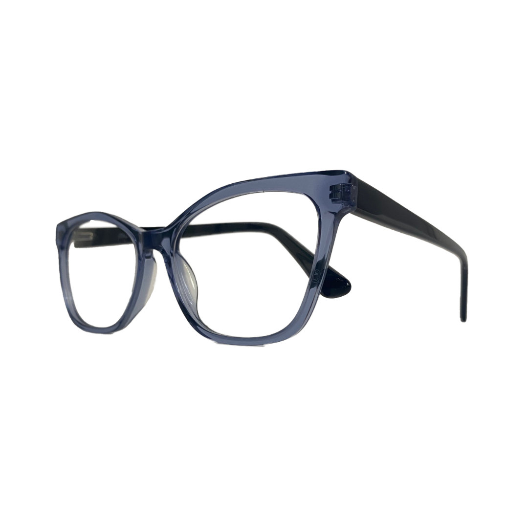 Óculos Feminino Acetato Azul Cristal SUBR44063 C4 52