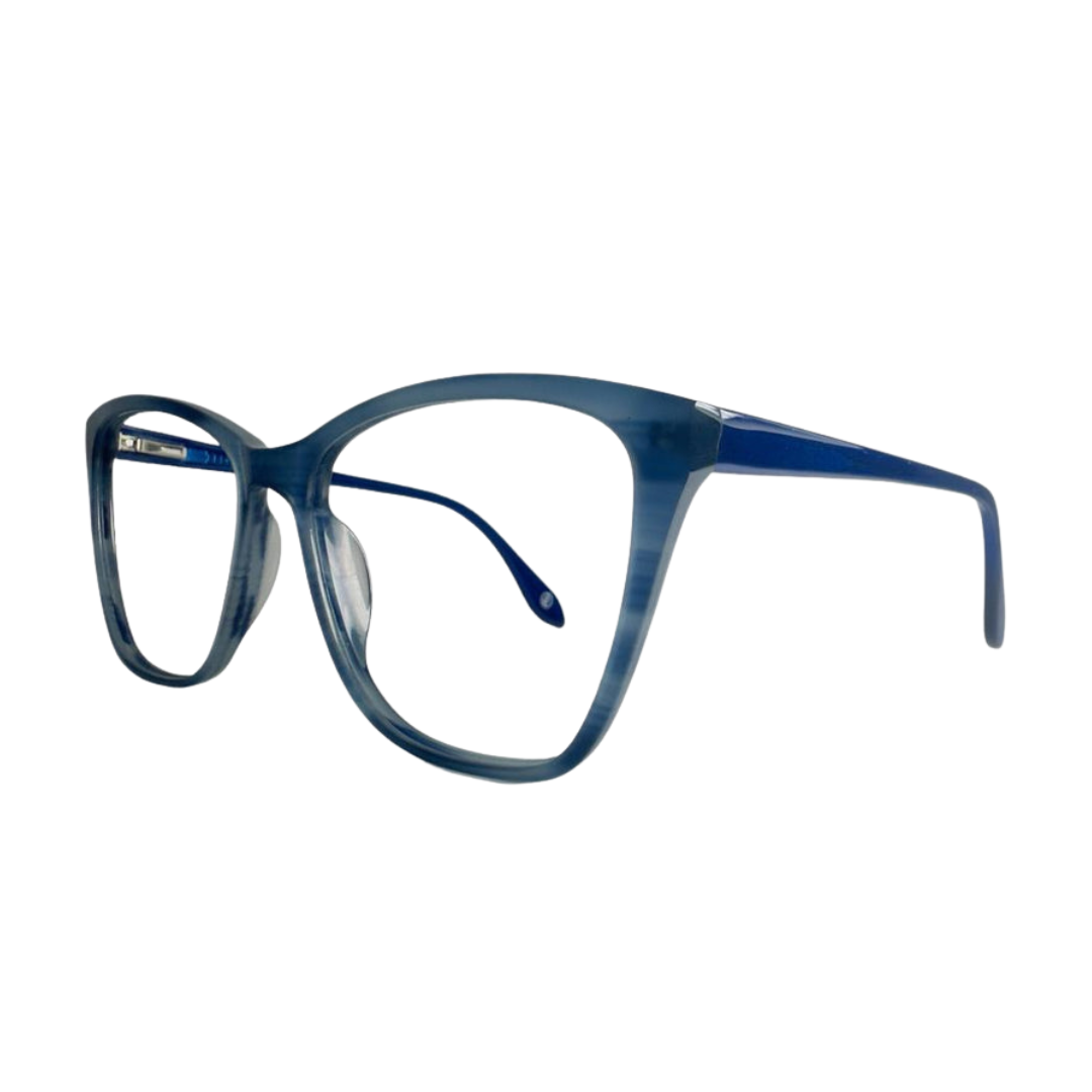 Blue Acetate Glasses with Dark Blue SUCOBS2006 C3 55