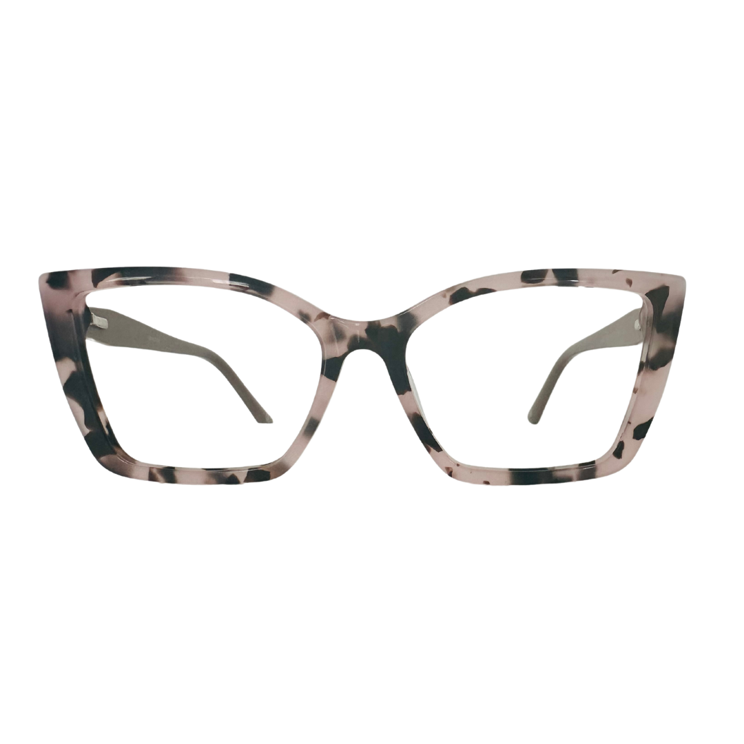 PRESCRIPTION GLASSES ANIMAL PRINT CETATE SUSL1667 C4 54